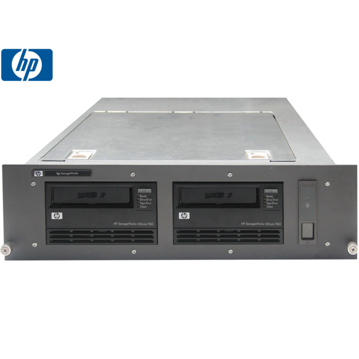 Tape Drive Enclosure 3u With 2x Hp Ultrium 960 Lto3 Scsi