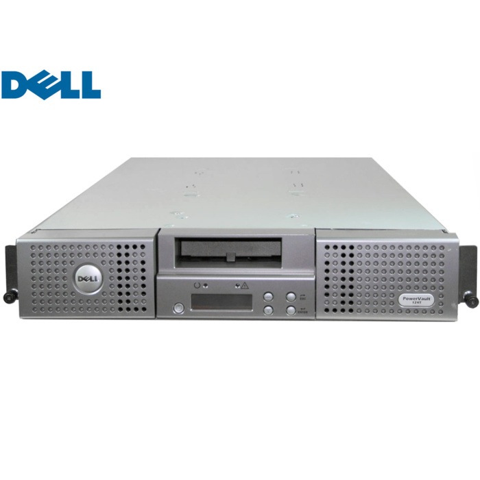 Tape Library Dell Powervault 124t 2u With 1xlto3 Drive/1xmag