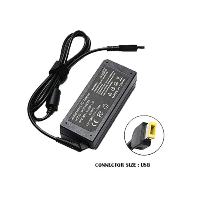 Ac Adapter Replacement Ibm-lenovo 20.0v/3.25a/65w (yellow Square)