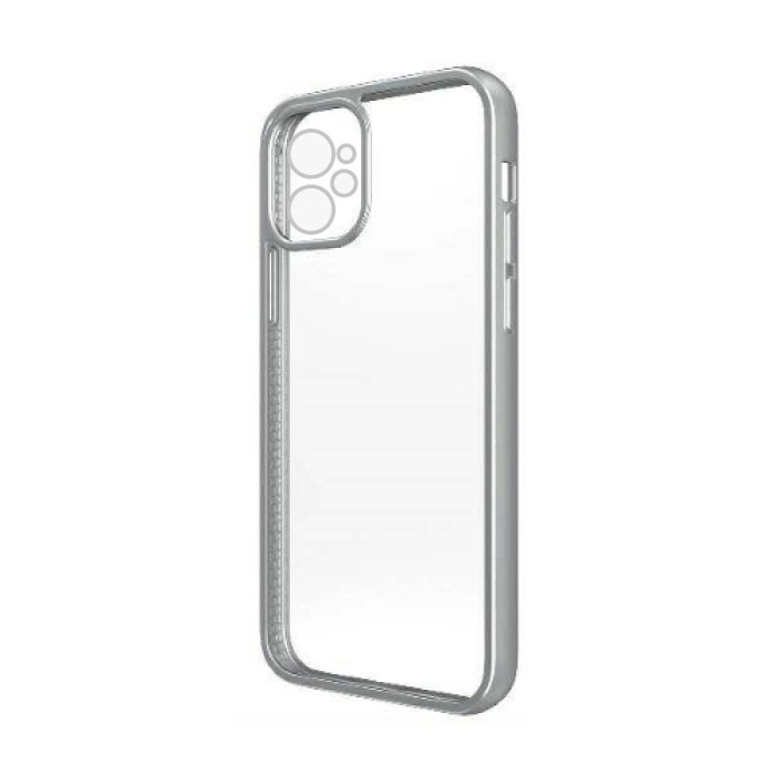 Apple Iphone 12 Clear Case Silver