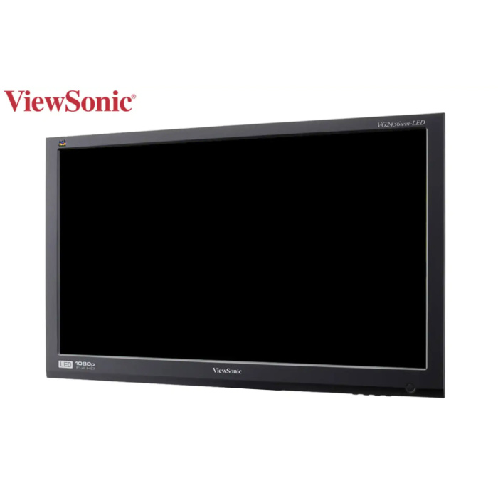 Monitor 24" Led Viewsonic Vg2436wm Bl Wide Mu No Base Ga