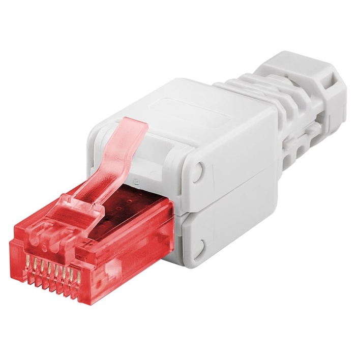 GOOBAY βύσμα RJ45 CAT 6 UTP 44738, tool-free, λευκό