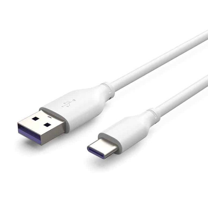 CABLETIME καλώδιο USB 2.0 σε USB Type-C C160, 5A, 1m, λευκό