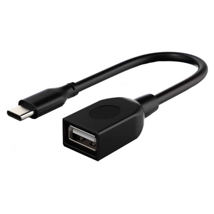 CABLETIME καλώδιο USB Type-C σε USB 2.0 CMAF2, 480Mbps, 0.15m, μαύρο