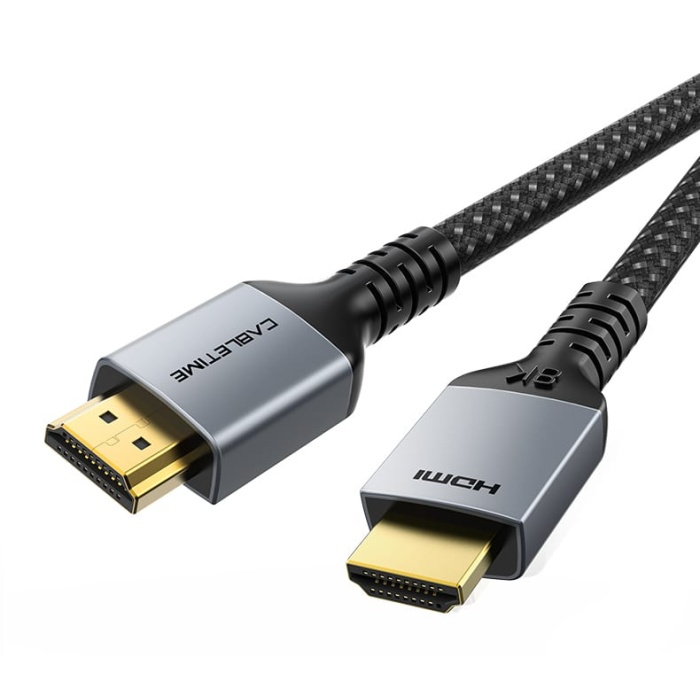 CABLETIME καλώδιο HDMI 2.1 HM8K, 28AWG, 8K/60HZ, 3m, μαύρο