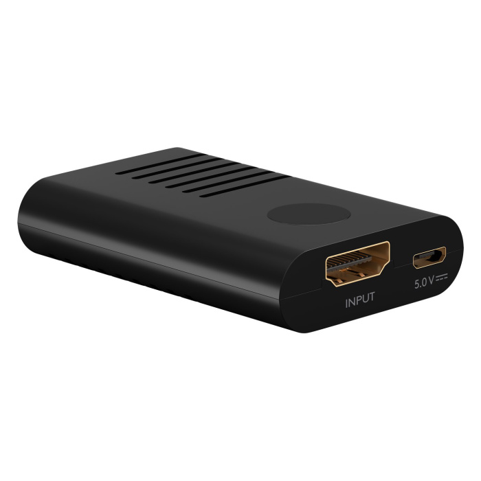 GOOBAY HDMI repeater 58492, 4K/60Hz έως 20m, 4K/30Hz έως 25m, μαύρο