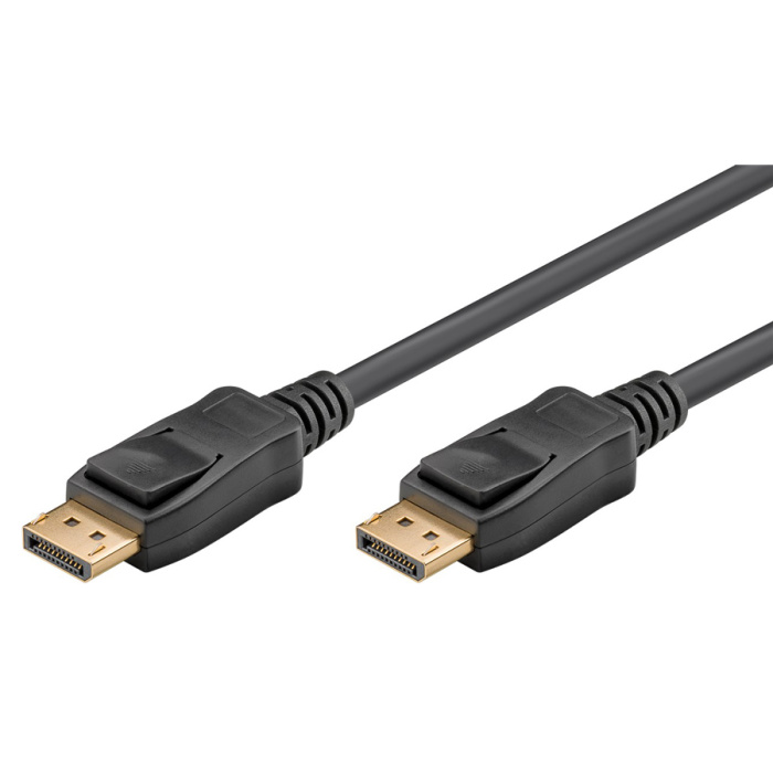 GOOBAY καλώδιο DisplayPort 61697, 8K/60Hz, 32.4 Gbit/s, 2m, μαύρο