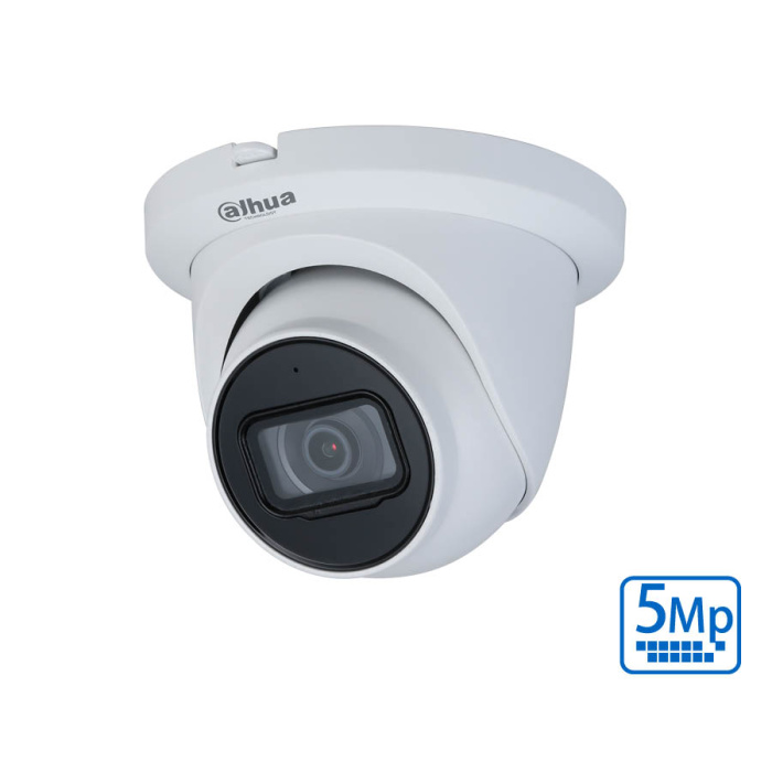 CCTV Dome HDCVI Κάμερα 5MP Starlight Quick-to-install IR Eyeball 2.8mm DAHUA HAC-HDW1500T