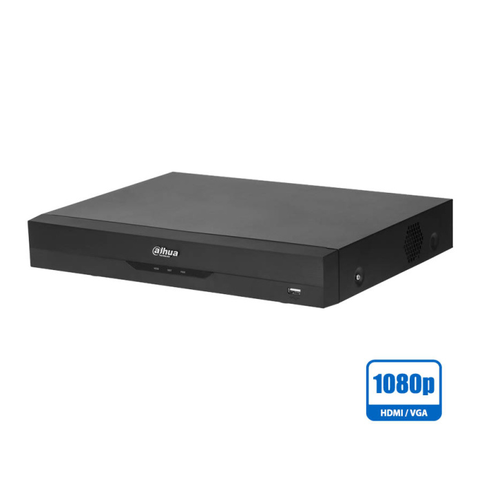 DVR 4 Channel Penta-brid 5M-N/1080P Mini 1U WizSense DAHUA XVR5104HE