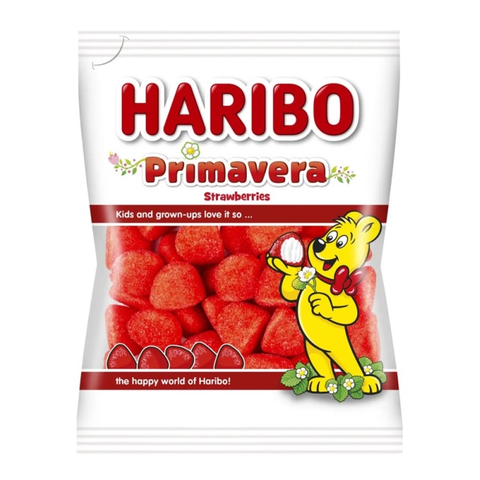 HARIBO ζελεδάκια φράουλες Primavera, 100g