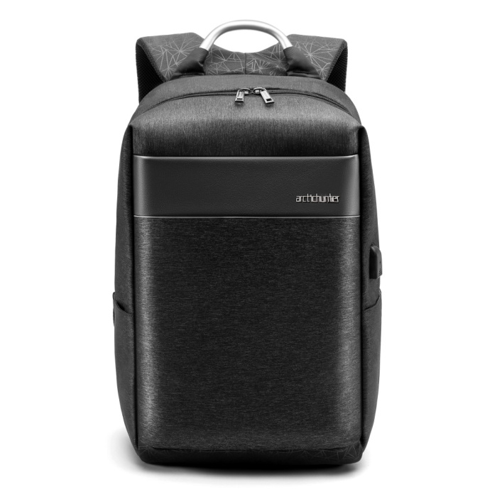 ARCTIC HUNTER τσάντα πλάτης B00218-BK με θήκη laptop 15.6", μαύρη