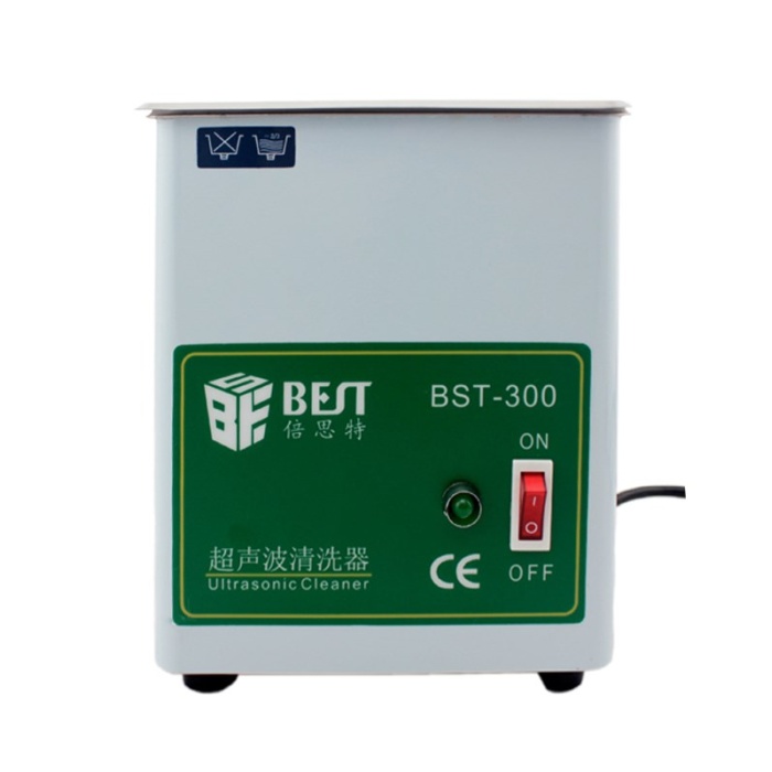 BEST Ultrasonic Cleaner BST-300, Stainless Steel, 50W