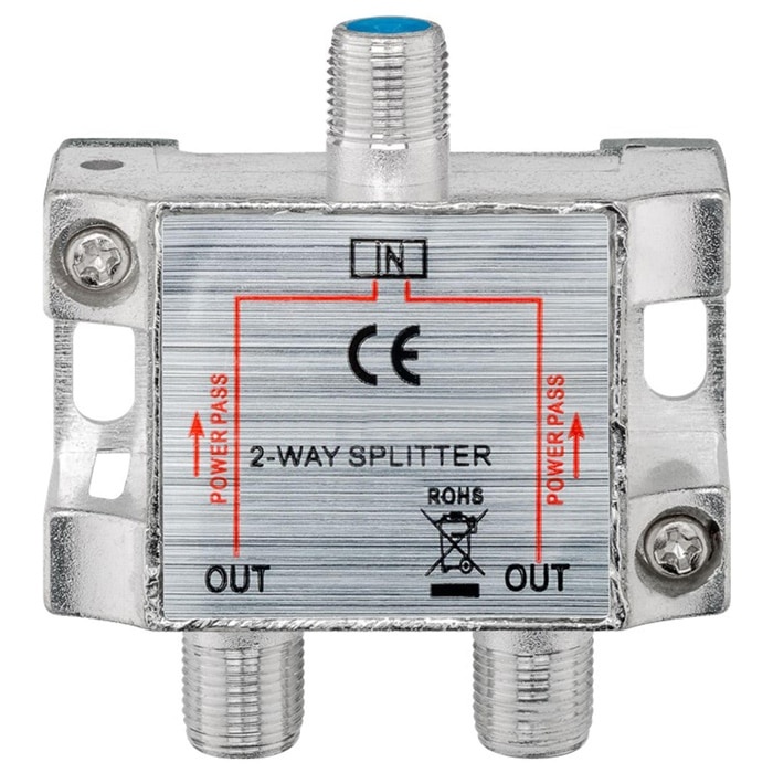 POWERTECH SAT-splitter CAB-V032, 2-way, 5-2400MHz, 100dB