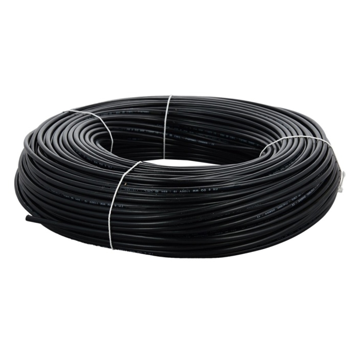 CABLEL καλώδιο H07V-U 4mm², 450/750V, 100m, μαύρο