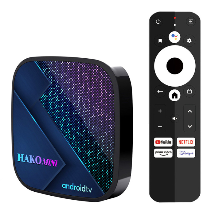 TV Box HAKOMiNi, Google/Netflix certificate, 4/32GB 4K, WiFi, Android 11