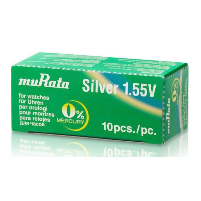 MURATA μπαταρία Silver Oxide για ρολόγια SR920SW, 1.55V, No371, 10τμχ