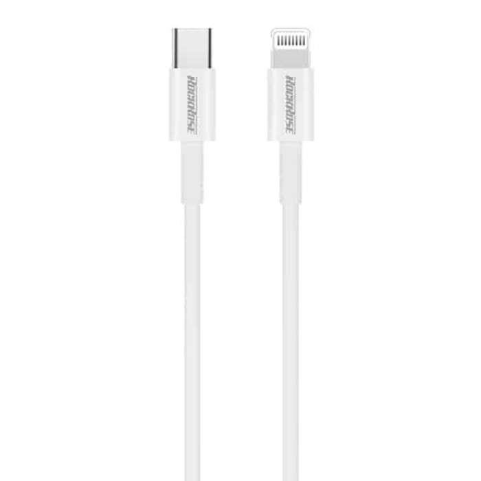 ROCKROSE καλώδιο USB Type-C σε Lightning Zeta CL, 20W PD, 1m, λευκό