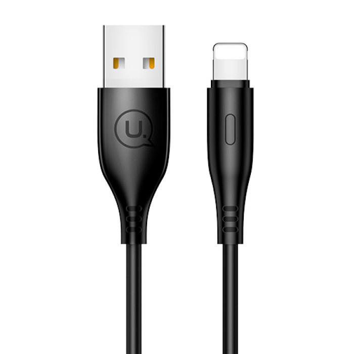 USAMS καλώδιο Lightning σε USB US-SJ266, 2A, 1m, μαύρο