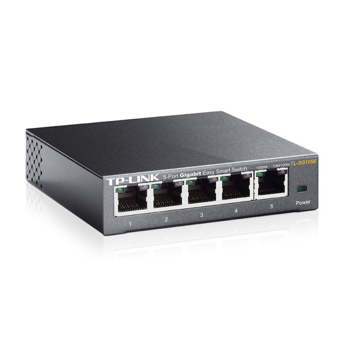 TP-LINK Easy Smart Switch TL-SG105E, 5-Port Gigabit, Ver. 5.0