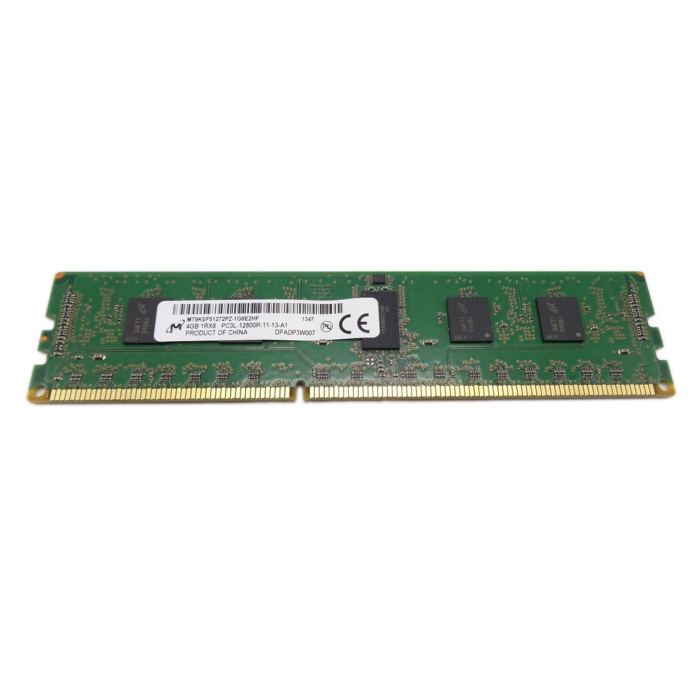 4gb Micron Pc3l-12800r Ddr3-1600 1rx8 Cl11 Ecc Rdimm 1.35v