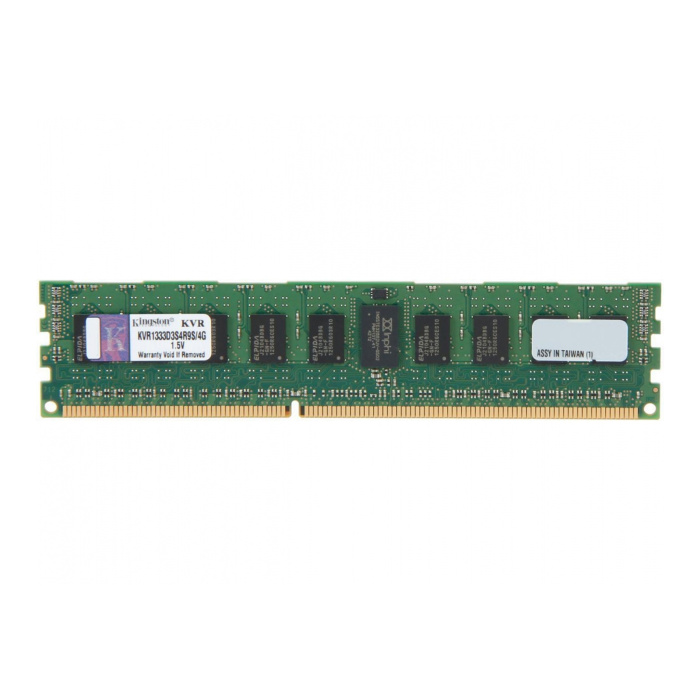 4gb Kingston Pc3-10600r Ddr3-1333 1rx4 Cl9 Ecc Rdimm 1.5v