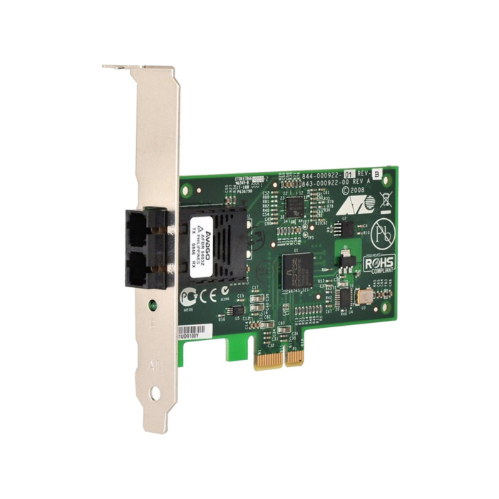 Nic 100mb Allied Telesis Optical Sc Dual Port Pci-e Lp