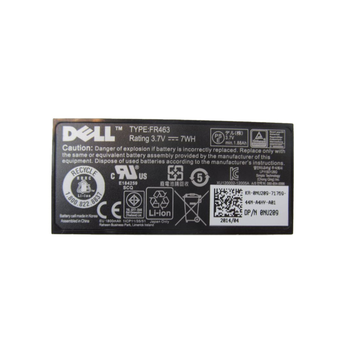 Raid Battery Dell Perc 5 6 H700 Series No Cable- U8735