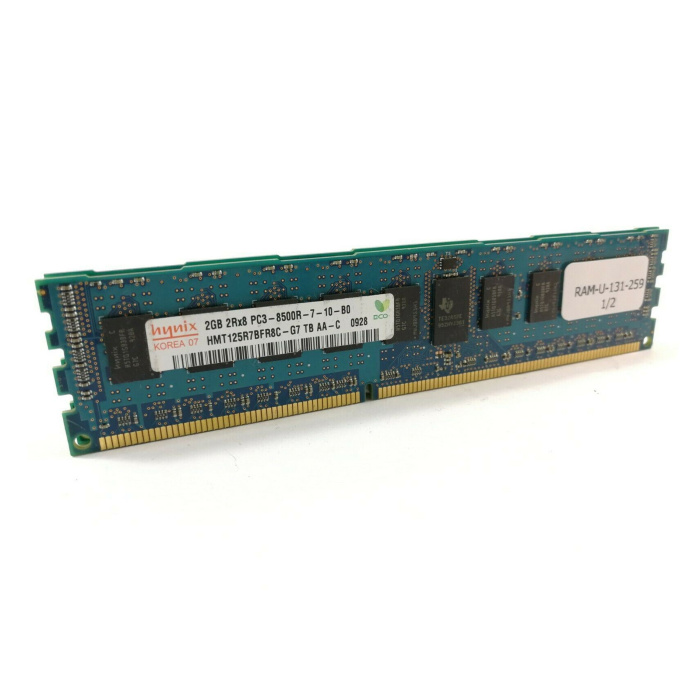 2gb Hynix Pc3-8500r Ddr3-1066 2rx8 Ecc Rdimm 1.5v