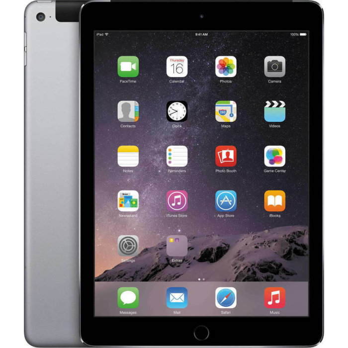 Apple iPad Air 2014 Wifi 9.7" (2GB/32GB) Space Gray Refurbished Grade A ΜΕ 2 ΧΡΟΝΙΑ ΕΓΓΥΗΣΗ!