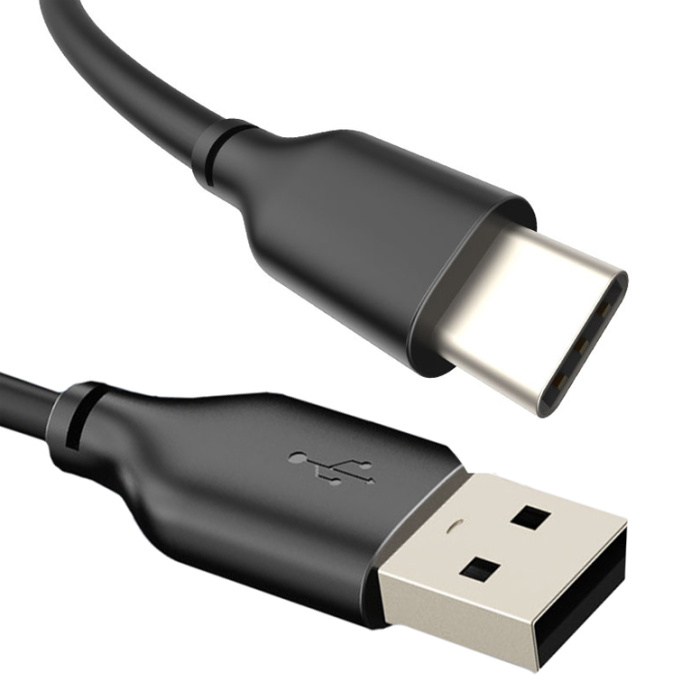 CABLETIME καλώδιο USB 2.0 σε USB Type-C C160, 3A, 2m, μαύρο