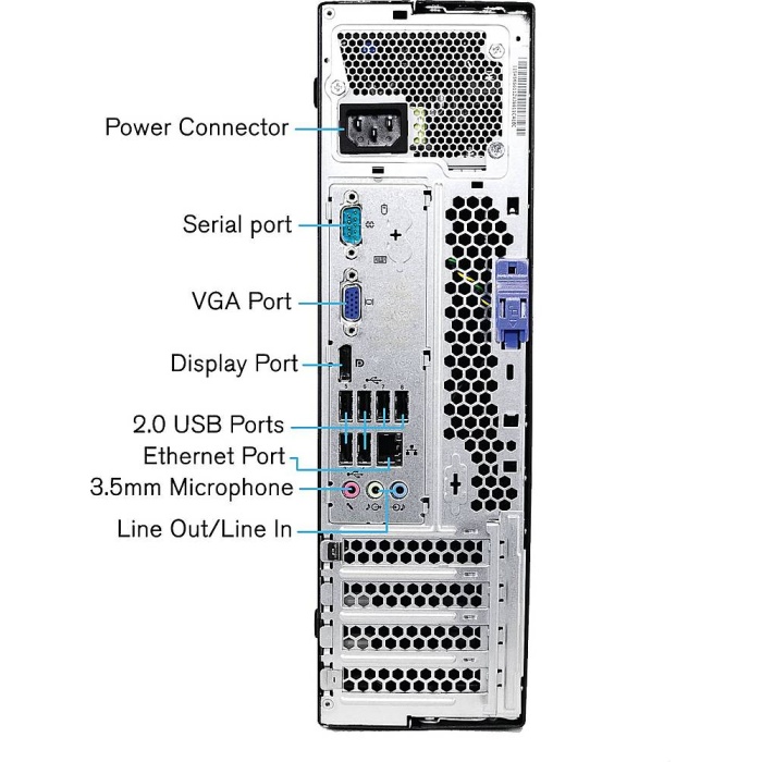 Refurbished Lenovo ThinkCentre M91P SFF (I5-2400/8GB/128GB SSD/ Windows 10 Pro) Grade A