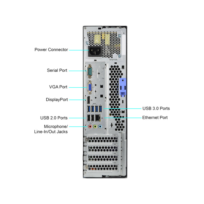 Refurbished Lenovo ThinkCentre M92P SFF (I5-3470/8GB/128GB SSD/ Windows 10 Pro) Grade A