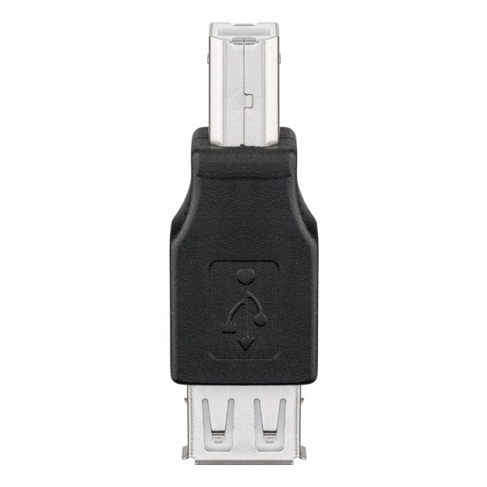 GOOBAY αντάπτορας USB σε USB Type B 50291, θηλυκό σε αρσενικό, μαύρος