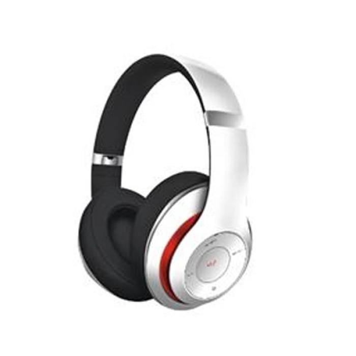 Ακουστικό Bluetooth w/FM radio,MP3 Player,Hands-Free, αναδιπλούμενο άσπρο