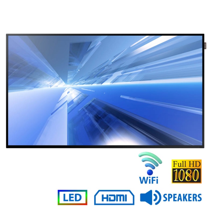 Used Signage Display DM55E WiFi LED/Samsung/55"FHD/1920x1080/Black/D-SUB & DVI-D & DP & HDMI & RJ45