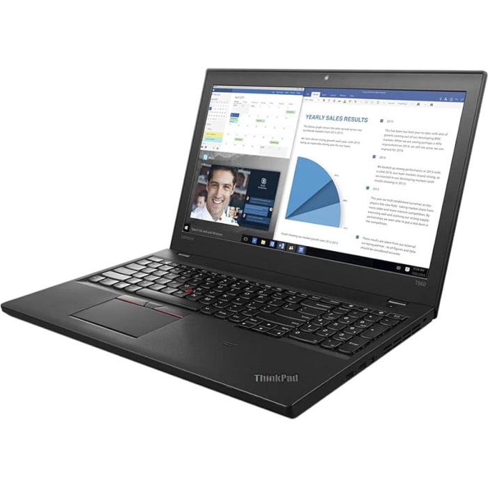 Lenovo ThinkPad T560 15.6″ Refurbished Grade A (I5-6300U/8GB/256GB SSD/Intel HD Graphics 520/W10 PRO)