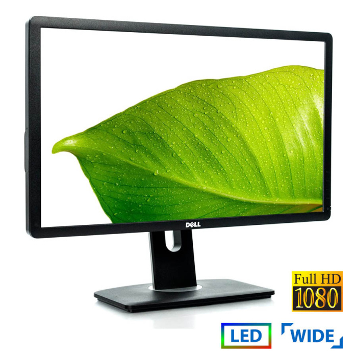Used (A-) Monitor P2312HT LED/Dell/23"FHD/1920x1080/Wide/Black/Grade A-/D-SUB & DVI-D & USB Hub