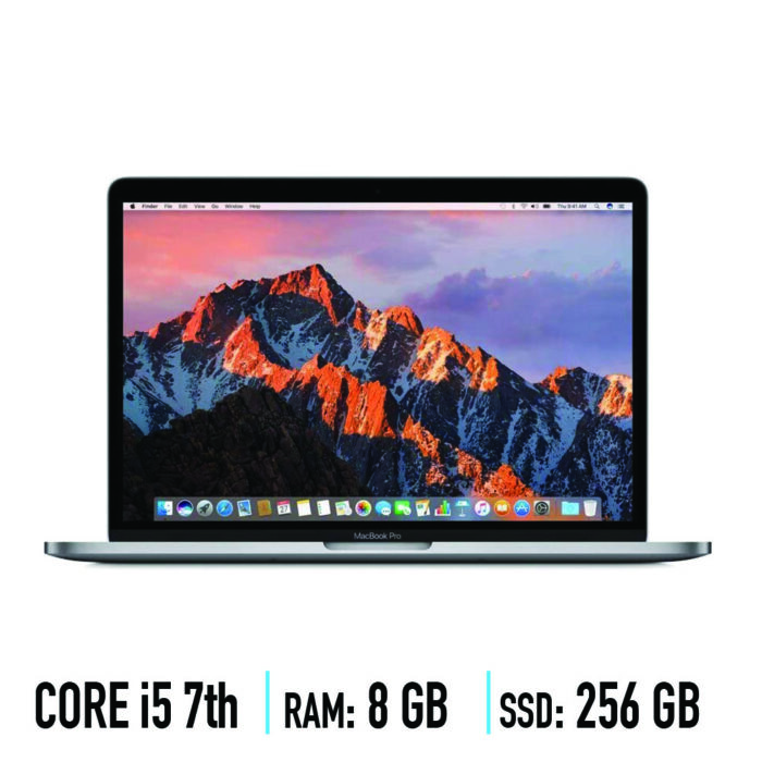 Apple MacBook Pro 14.1 13.3" Space Gray Refurbished Grade A (i5-7360U/8GB/256 GB/Iris Plus Graphics 640/MacOS)