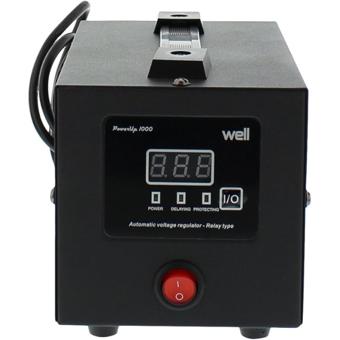 AVR-1000VA Well Ψηφιακό PowerUP LCD Display Black AVR-REL-POWERUP1000-WL