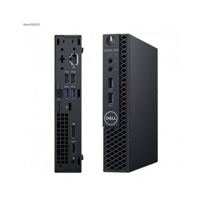 Refurbished Dell Optiplex 3060 Micro (I5-8500T/8GB/256GB SSD/Intel Graphics UHD/ W10 PRO) Grade A