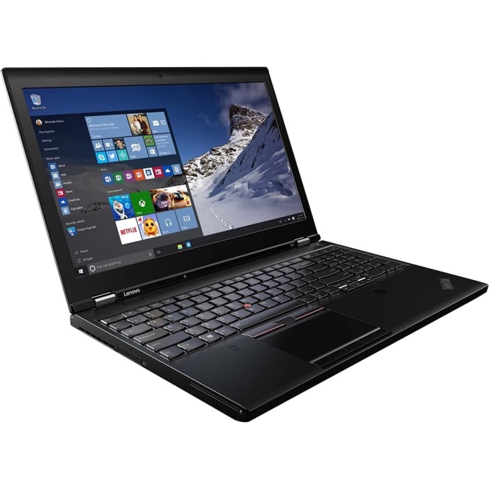 Lenovo Thinkpad P51 15.6" Refurbished Grade A (I7-7820HQ/16GB/256GB SSD/‎Intel HD Graphics/W10 PRO)