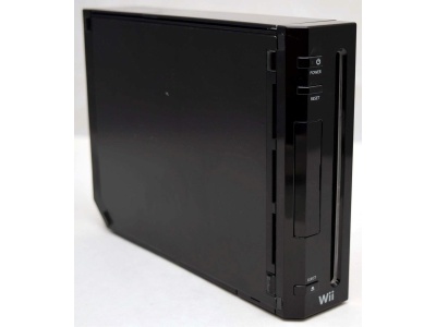 Nintendo Wii Black Refurbished Grade A - Χωρίς Βάση (RVL-001)