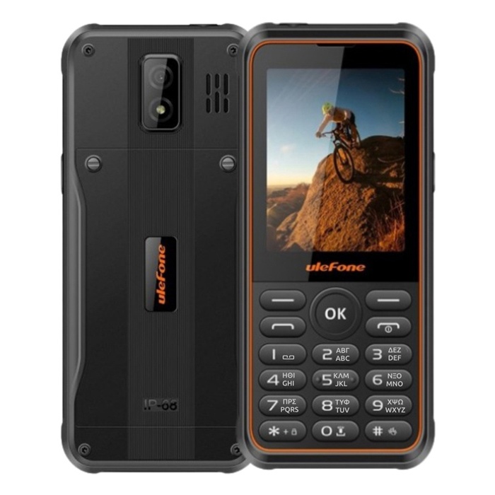 ULEFONE κινητό τηλέφωνο Armor Mini 3, IP68, 2.8", dual SIM, μαύρο