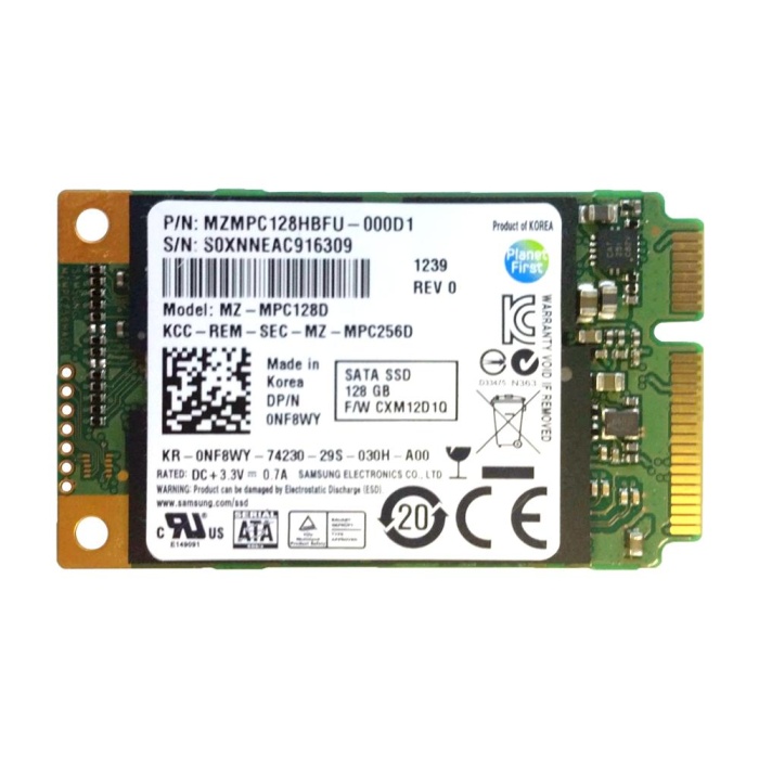 MZ-MPC128D Samsung PM830 Series 128GB MSATA 6Gbps mSATA KC600 (SSD)