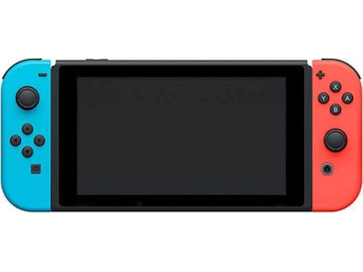 Nintendo Switch Console V2 32GB Red/Blue Ανακατασκευασμένο Grade A - Με Βάση