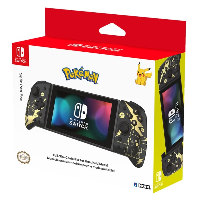 Hori Nintendo Switch Split Pad Pro - Pokemon Black and Gold Pikachu Εκθεσιακό Grade A