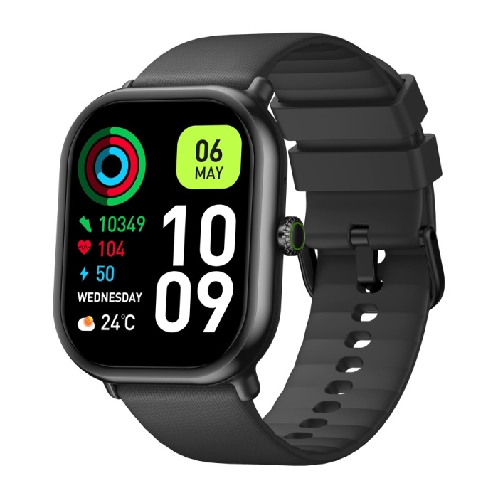 ZEBLAZE smartwatch GTS 3 Pro, heart rate, 1.97" AMOLED, μαύρο