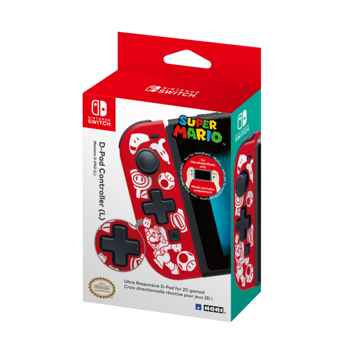 Hori D-Pad Controller (L) Ενσύρματο για Switch New Mario Edition Grade A