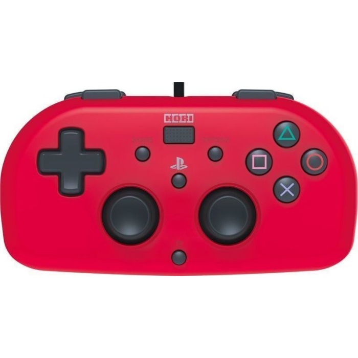 Hori Mini Ενσύρματο Gamepad για PS4 Κόκκινο Εκθεσιακό Grade A