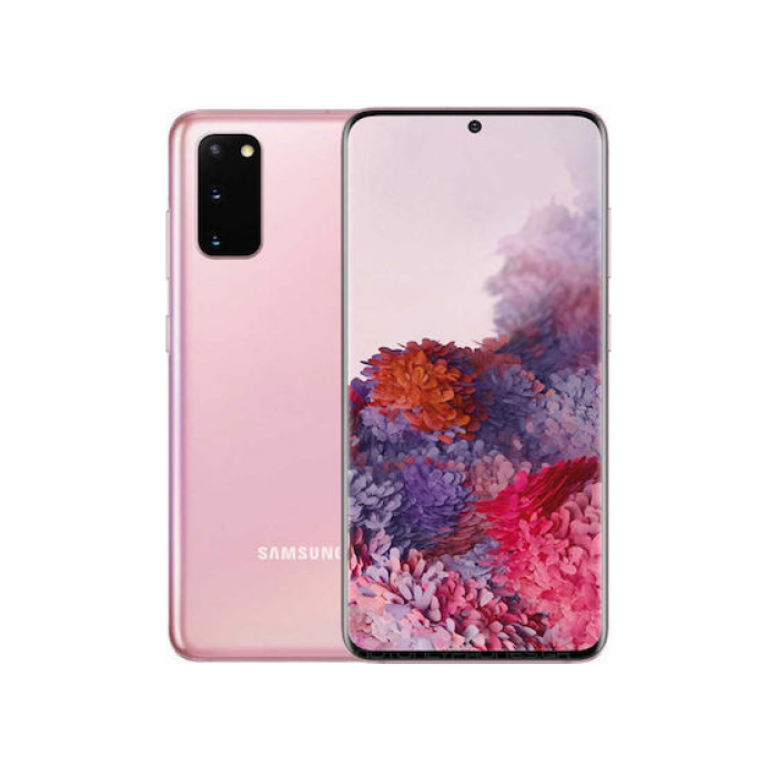 Samsung Galaxy S20 Dual SIM (8GB/128GB) Pink Refurbished Grade A ΜΕ 2 ΧΡΟΝΙΑ ΕΓΓΥΗΣΗ!